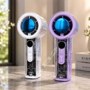 Portable Mini Bladeless Fan – Stylish Rechargeable Hand Fan 🌬️✨
